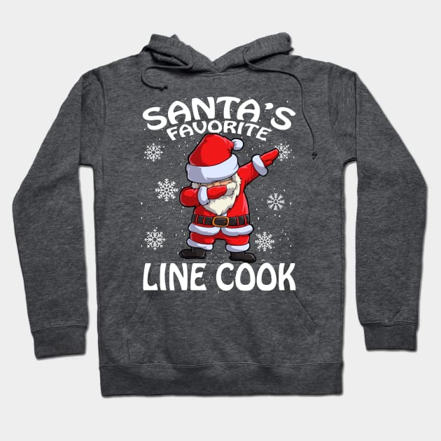 Santas Favorite Line Cook Christmas Hoodie by intelus